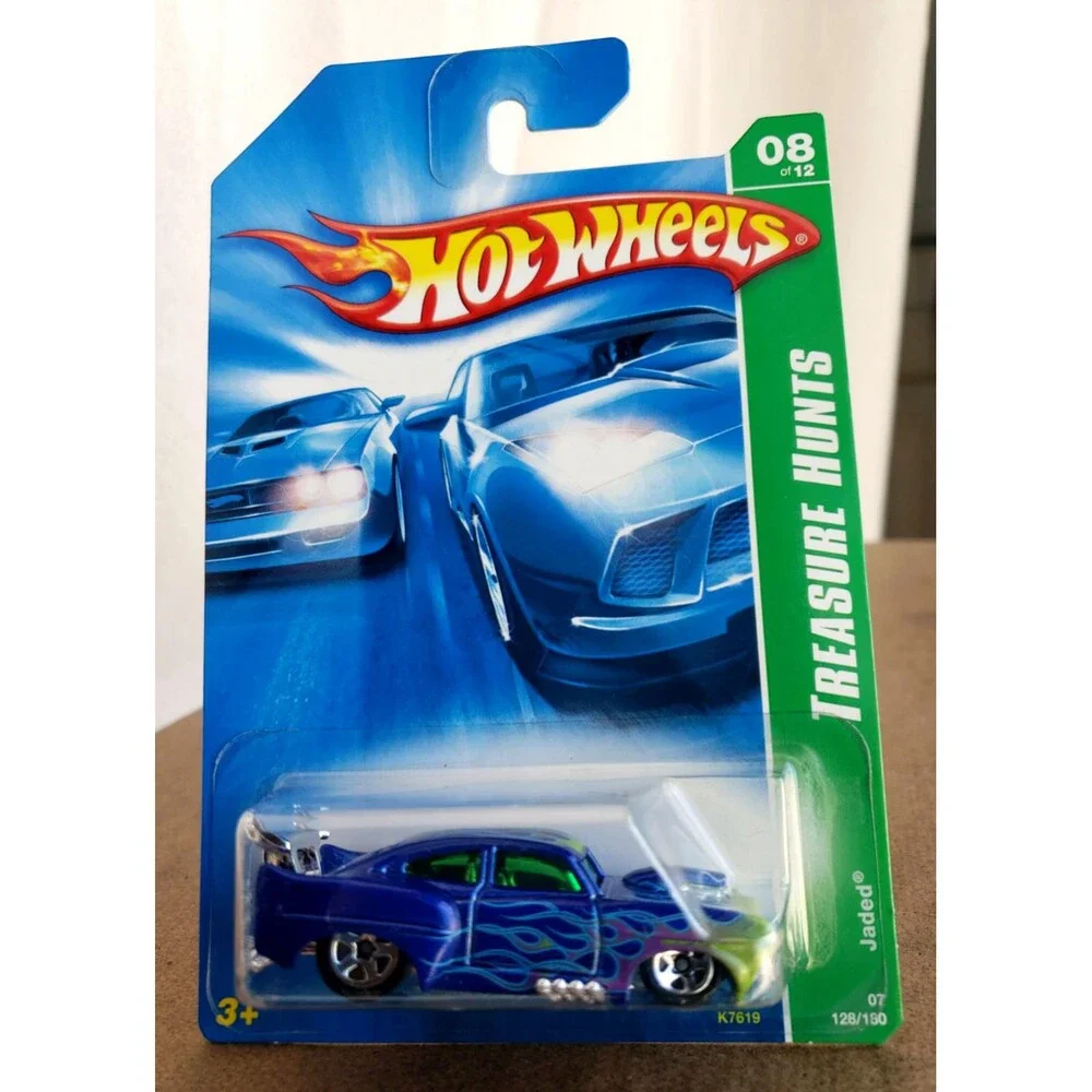 Hot Wheels JADED Spectraflame Blue #128 2007 TREASURE HUNTS Series #8/12 5SP MOC